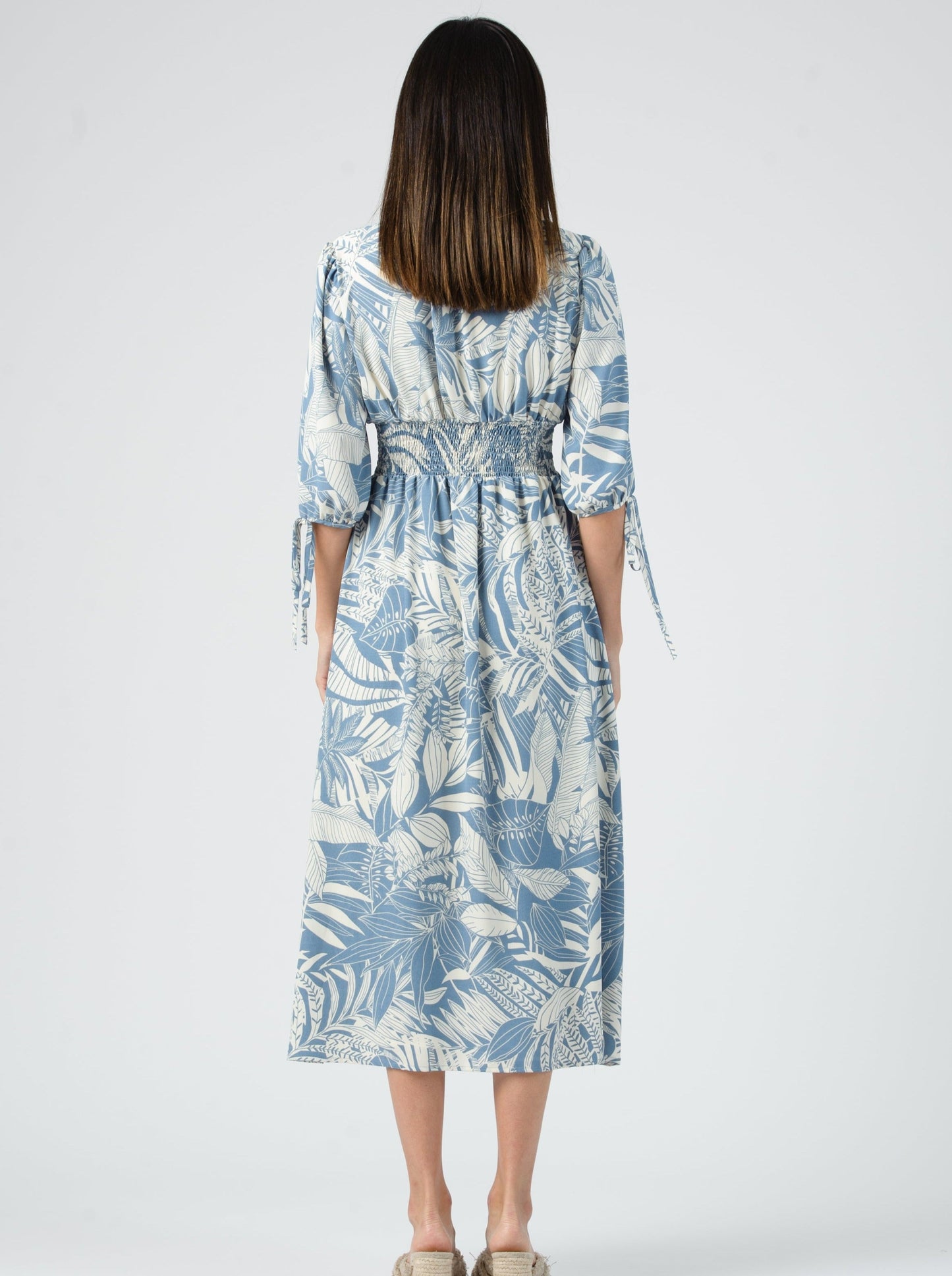 Women’s Tropic Print Midi Dress