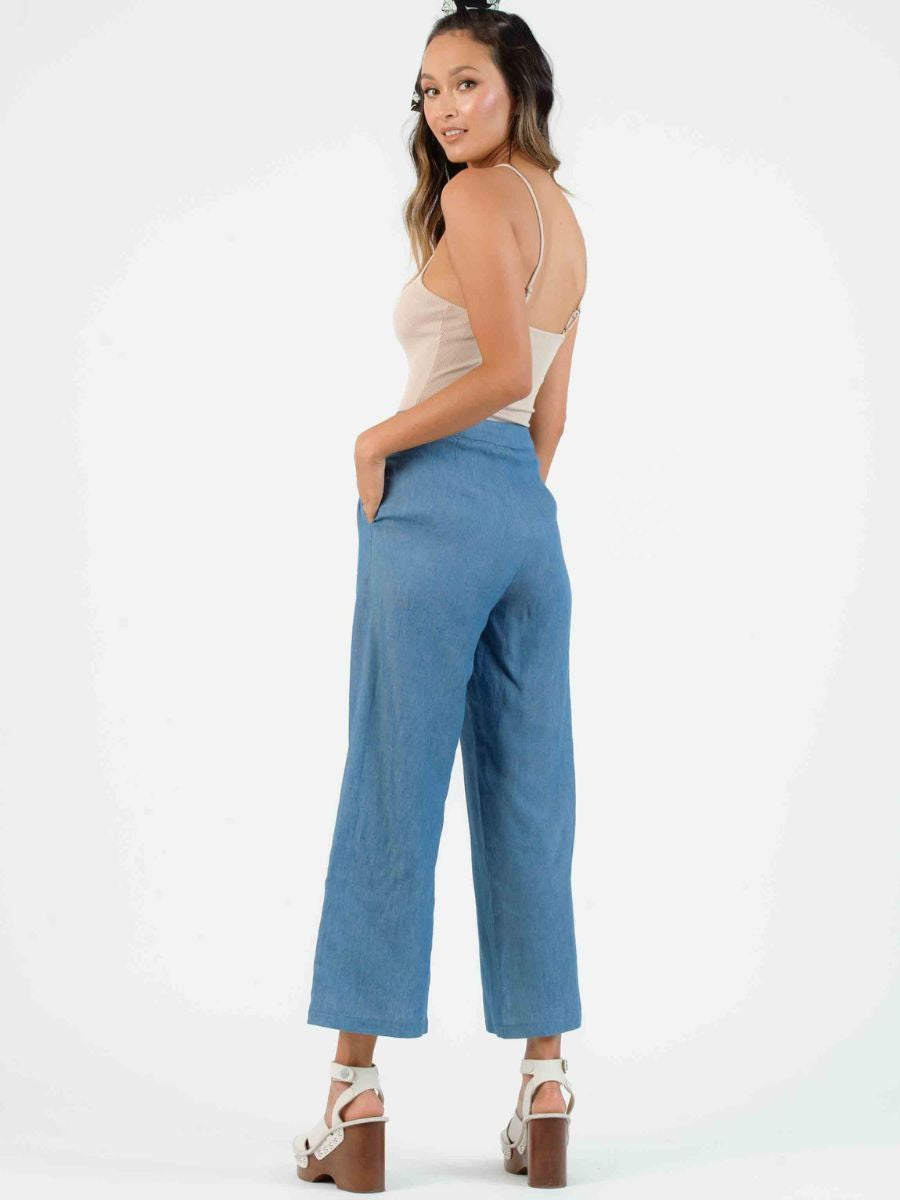 Women’s Chambray Crop Pants
