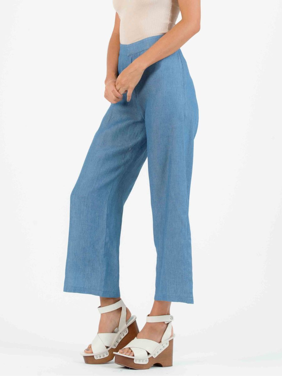 Women’s Chambray Crop Pants