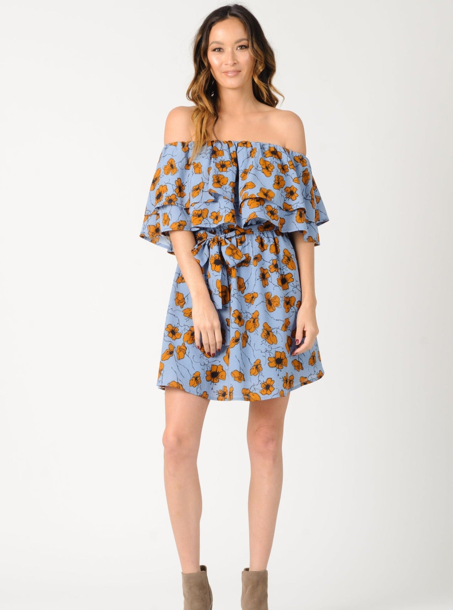 Women’s Floral Off Shoulder Dress