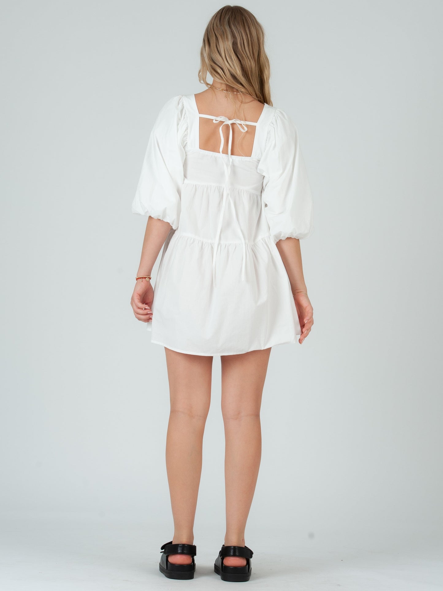 Women’s Cotton Poplin Babydoll Dress