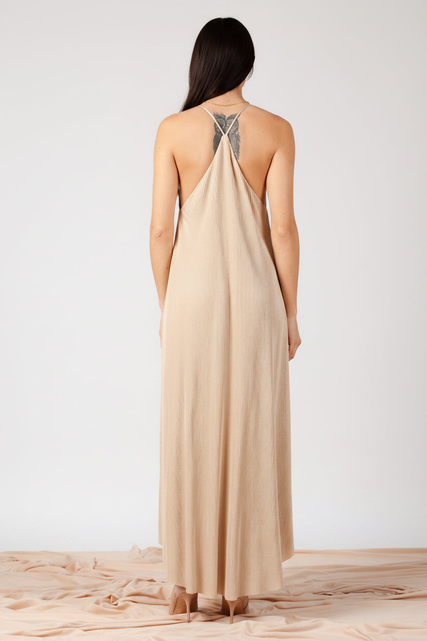Women’s Pleated Maxi Dress