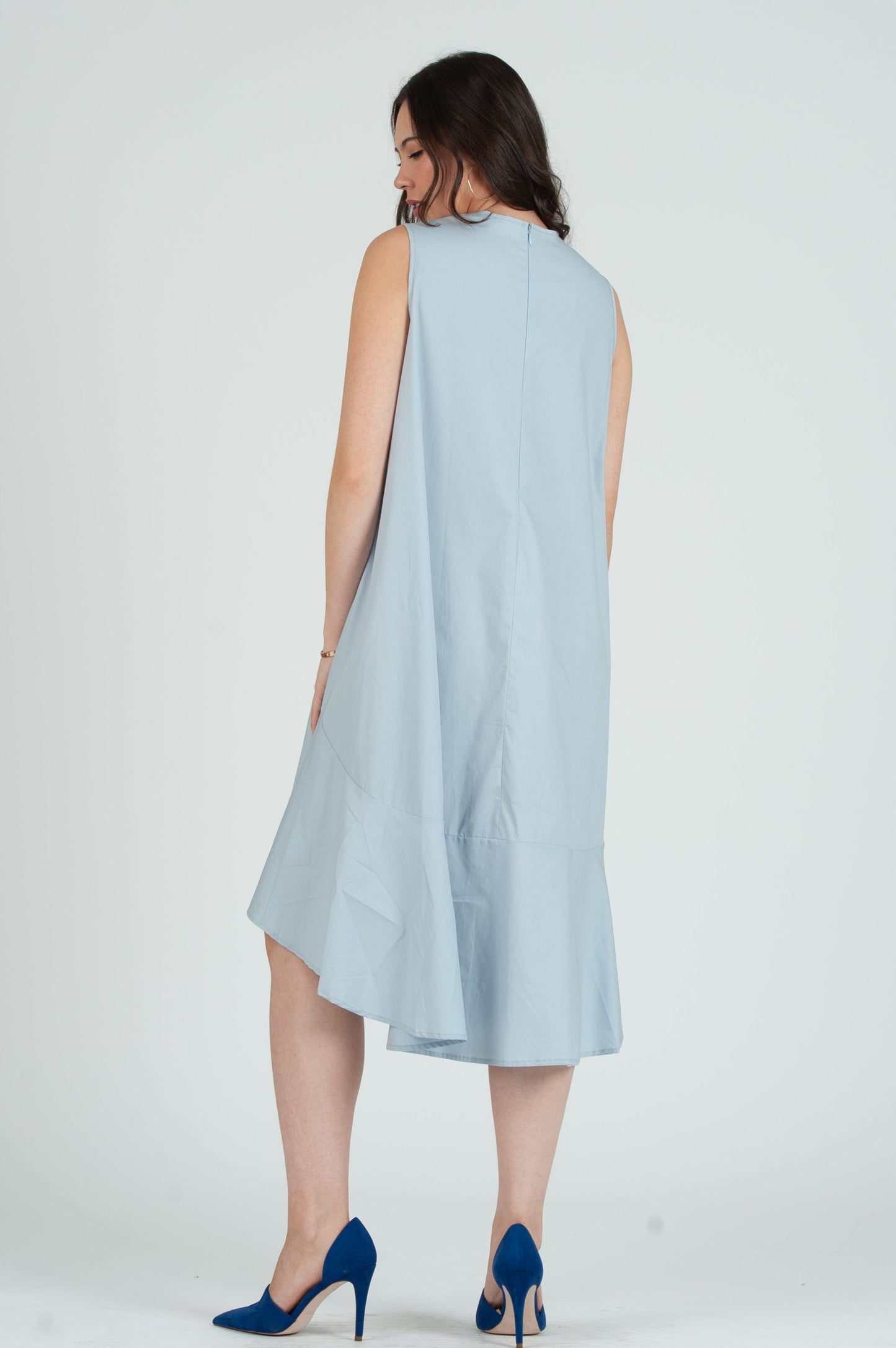 Women’s Poplin Hi Low Dress