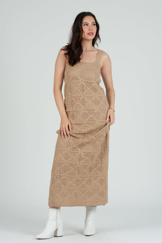 Women’s Crochet Midi Dress