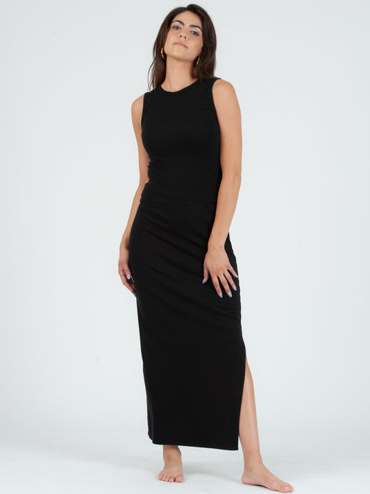 KENDALL PENCIL SKIRT-BLACK