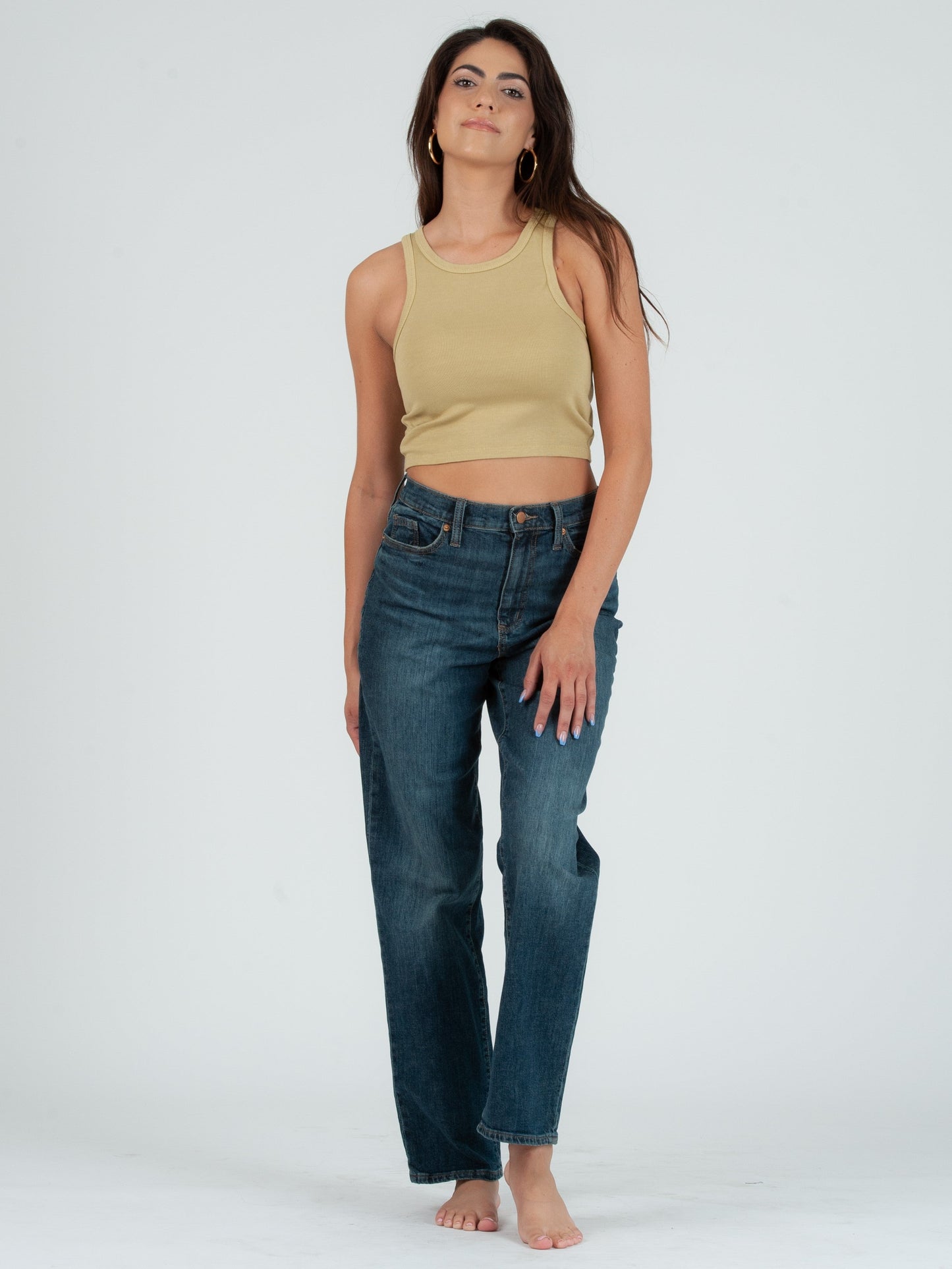 Women's Knit Tank Top CITRON