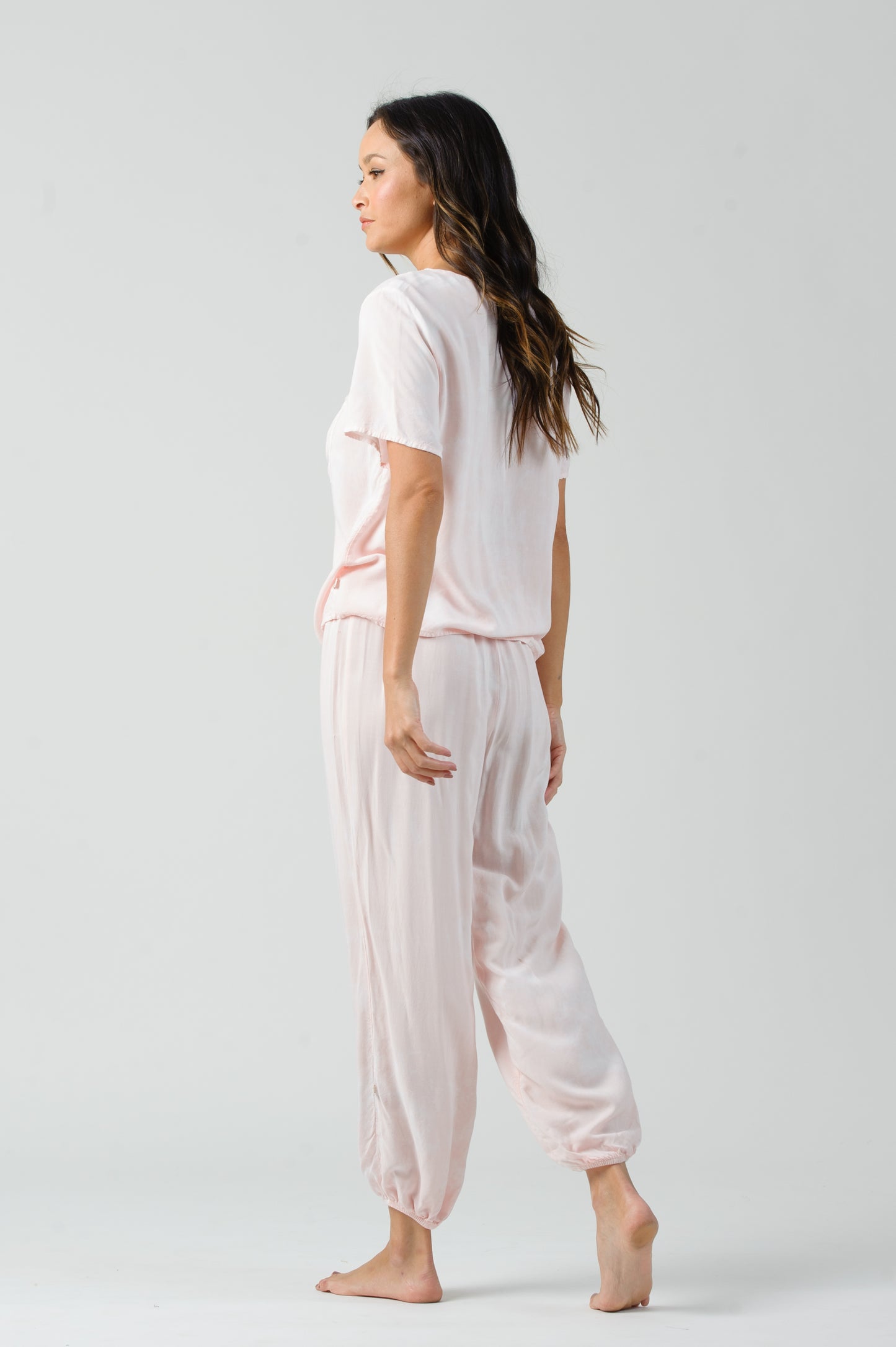 BEE GEES SHORT SLEEVE BUTTON UP TOP | STRAWBERRY MILK
